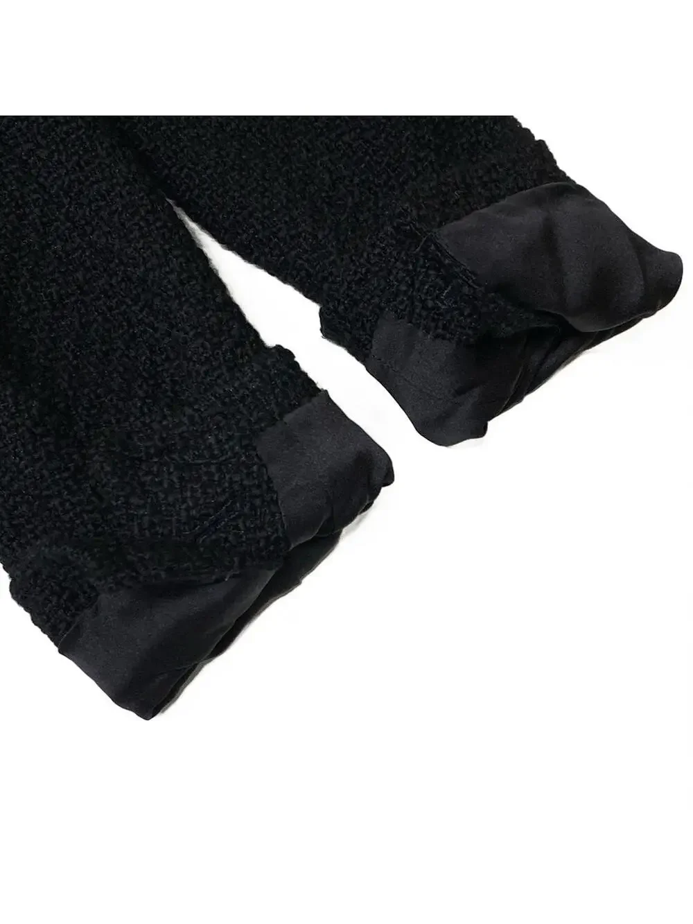 Chanel Black Outer Fabric] Wool Nylon #289516C14B